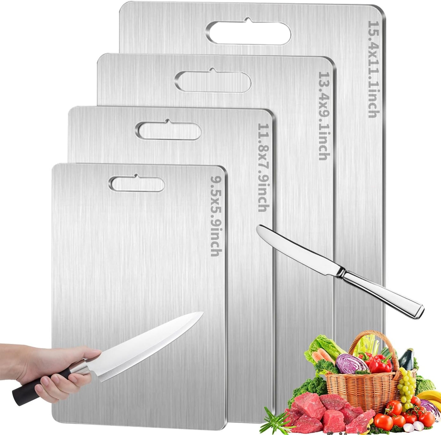 Chemical-Free Titanium Chopping Board