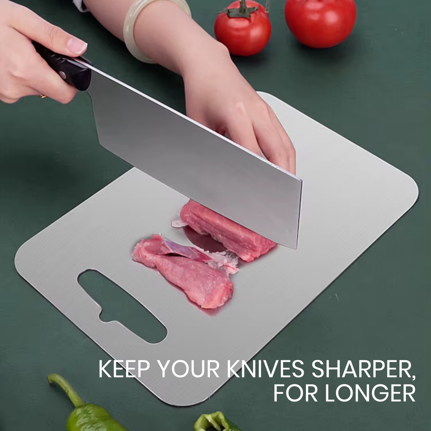 Chemical-Free Titanium Chopping Board